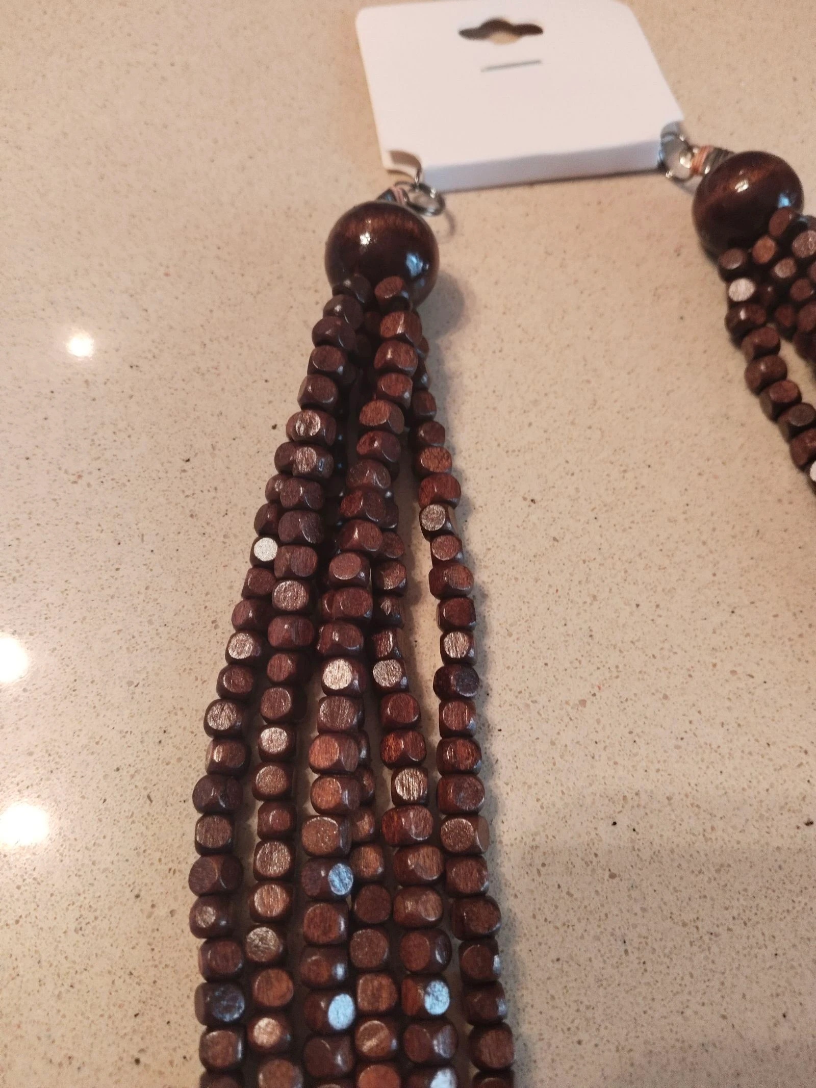 Collar cuentas de madera 🤎 – photo 4